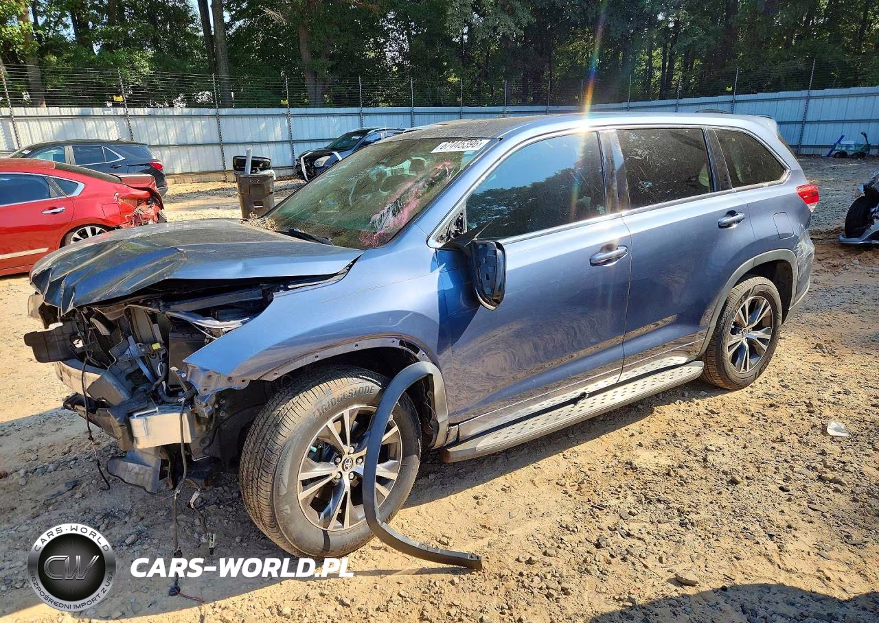 2017 Toyota Highlander Le VIN:5TDZARFH9HS026997 - 1