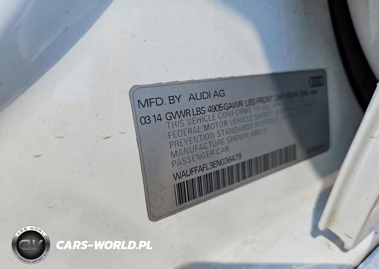 2014 Audi A4 Premium Plus VIN:WAUFFAFL3EN036479 - 12