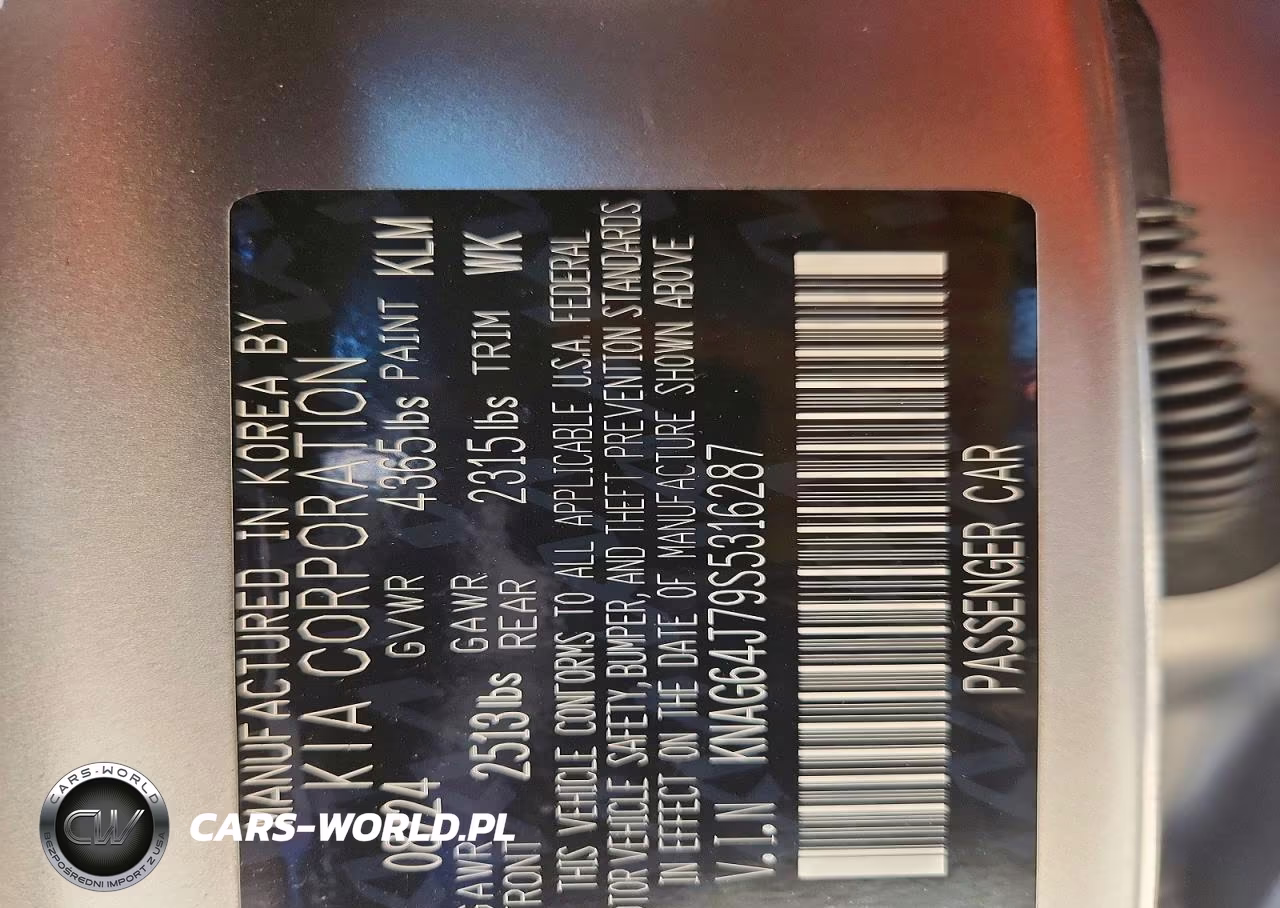 2025 Kia K5 Gt Line VIN:KNAG64J79S5316287 - 12