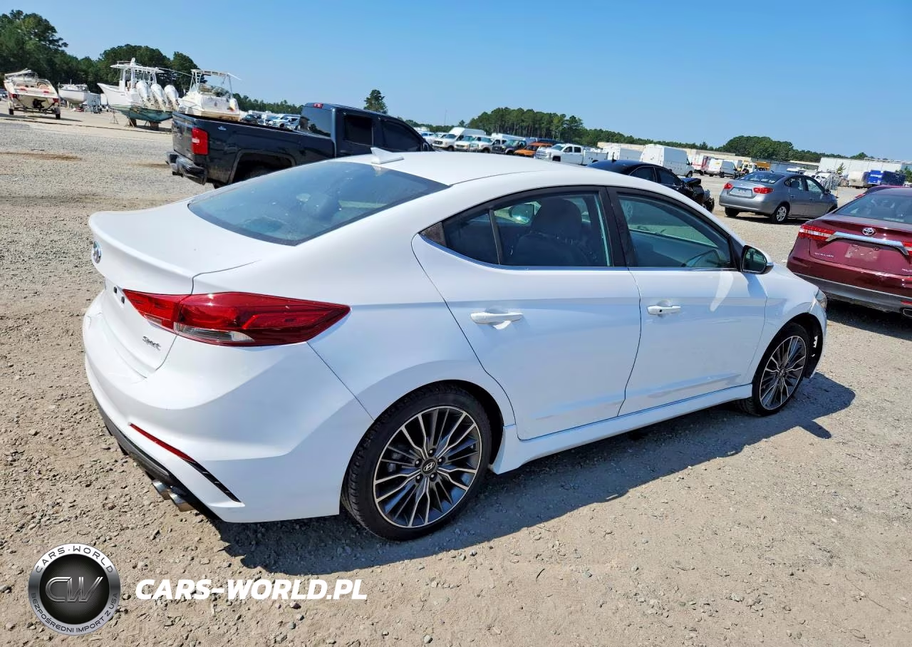 2017 Hyundai Elantra Sport VIN:KMHD04LB2HU330437 - 3
