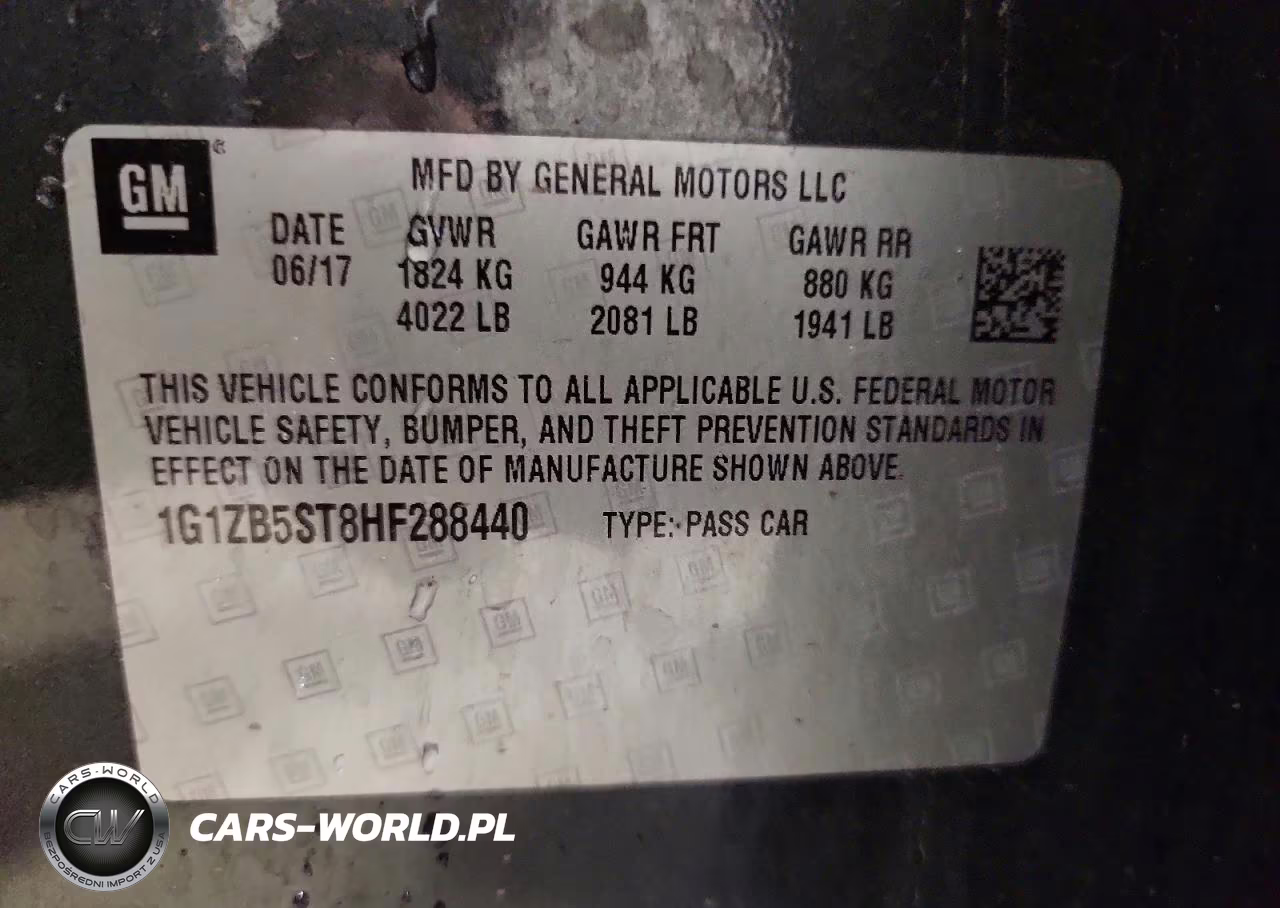 2017 Chevrolet Malibu Ls VIN:1G1ZB5ST8HF288440 - 12