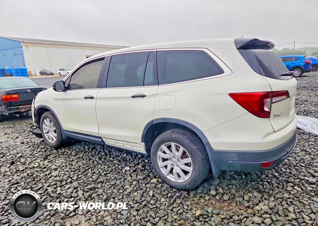 2019 Honda Pilot Lx VIN:5FNYF6H14KB039535 - 2