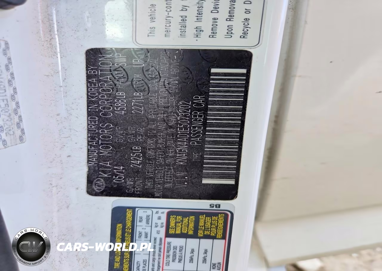 2014 Kia Optima Hybrid VIN:KNAGN4AD1E5073202 - 12