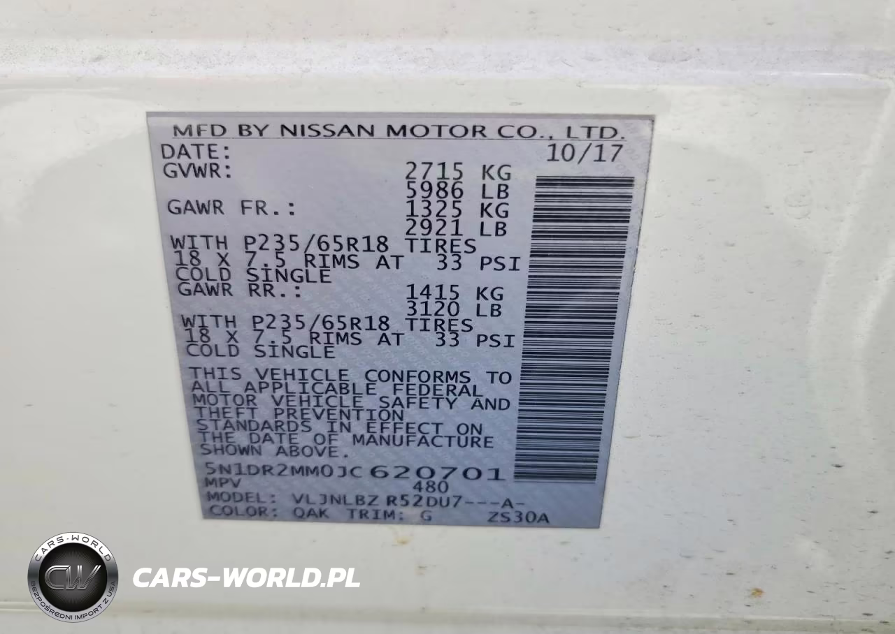 2018 Nissan Pathfinder S VIN:5N1DR2MM0JC620701 - 13