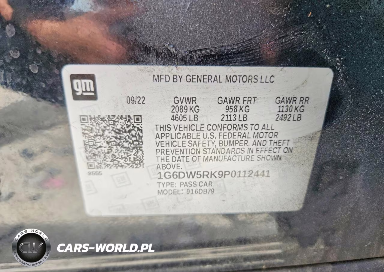 2023 Cadillac Ct5 Luxury VIN:1G6DW5RK9P0112441 - 13