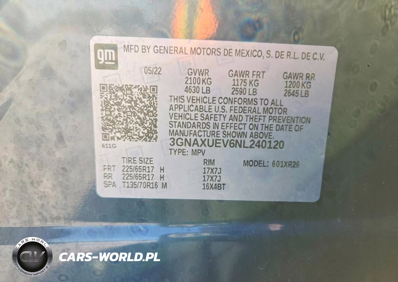 2022 Chevrolet Equinox Lt VIN:3GNAXUEV6NL240120 - 14