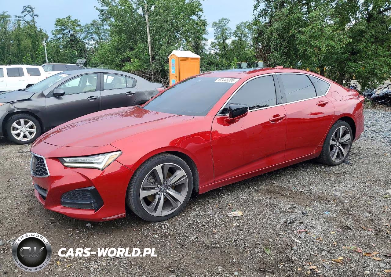 2021 Acura Tlx Advance VIN:19UUB6F62MA004000 - 1