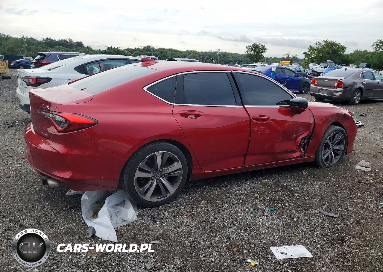2021 Acura Tlx Advance VIN:19UUB6F62MA004000 - 3