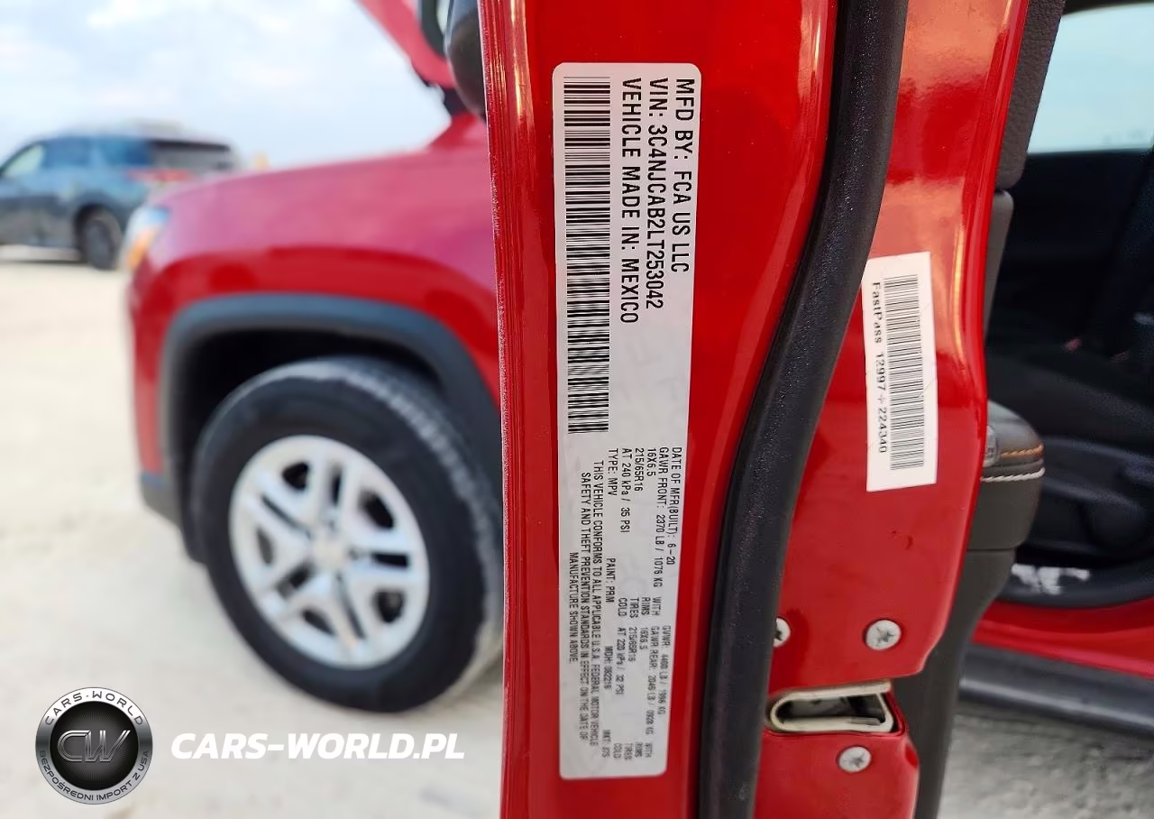 2020 Jeep Compass Sport VIN:3C4NJCAB2LT253042 - 13