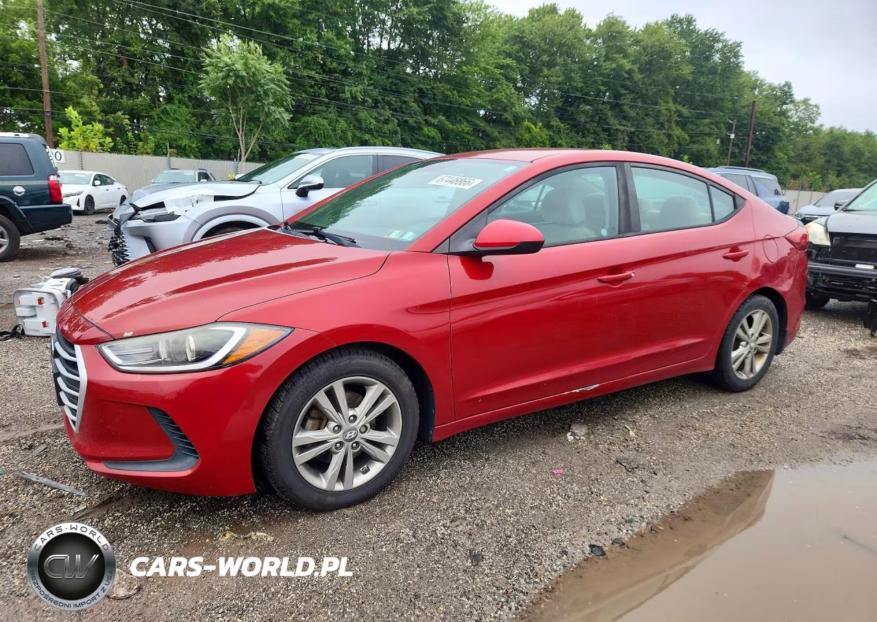 2017 Hyundai Elantra Se VIN:KMHD84LF9HU105752 - 1
