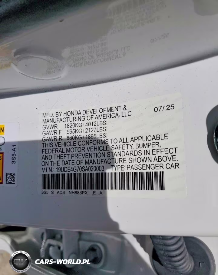 2025 Acura Integra A-Spec Tech VIN:19UDE4G70SA020003 - 12