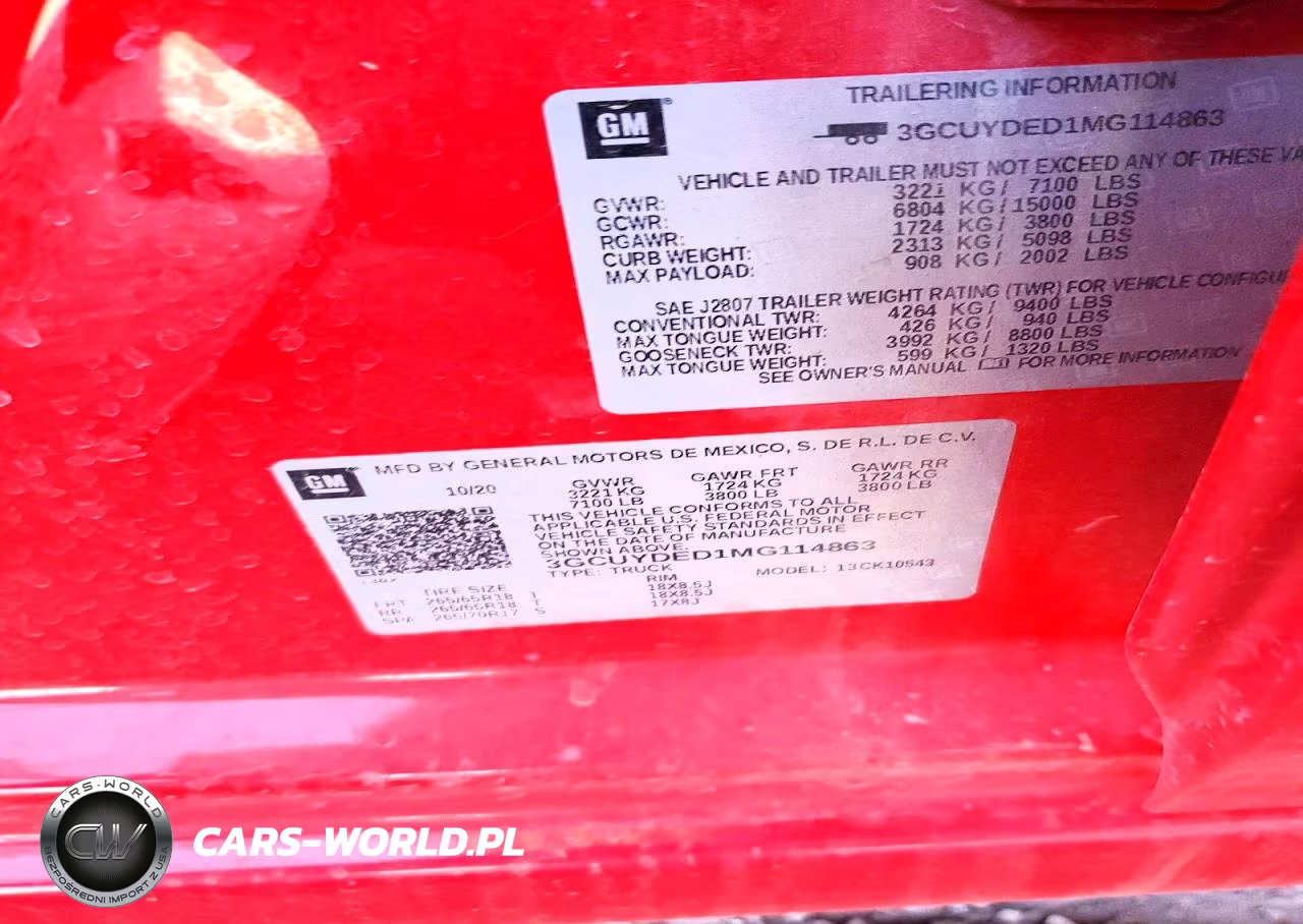 2021 Chevrolet Silverado K1500 Lt VIN:3GCUYDED1MG114863 - 12