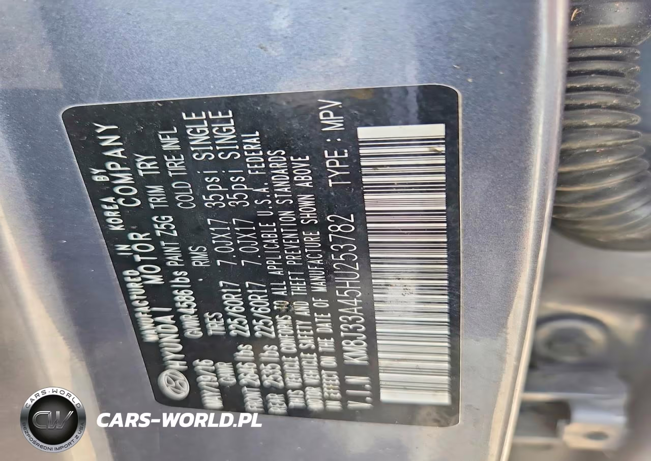 2017 Hyundai Tucson Se VIN:KM8J33A45HU253782 - 12