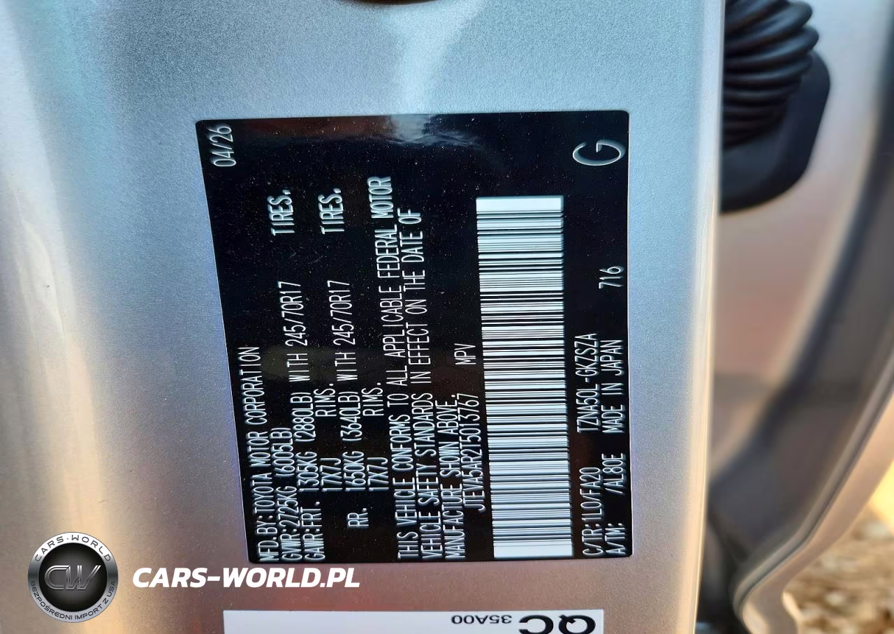 2026 Toyota 4Runner Sr5 VIN:JTEVA5AR2T5013767 - 14