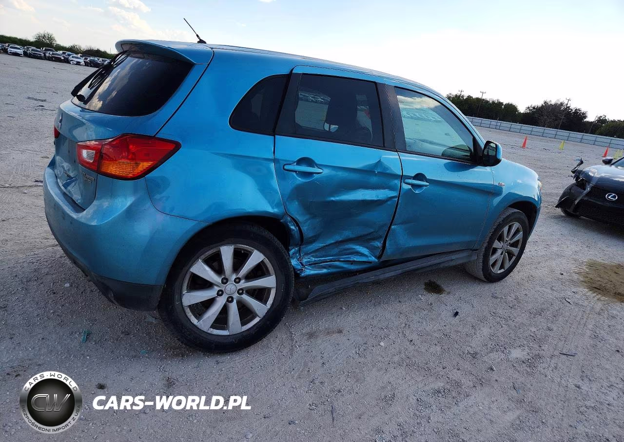 2014 Mitsubishi Outlander Sport Es VIN:4A4AP3AU1EE016889 - 3