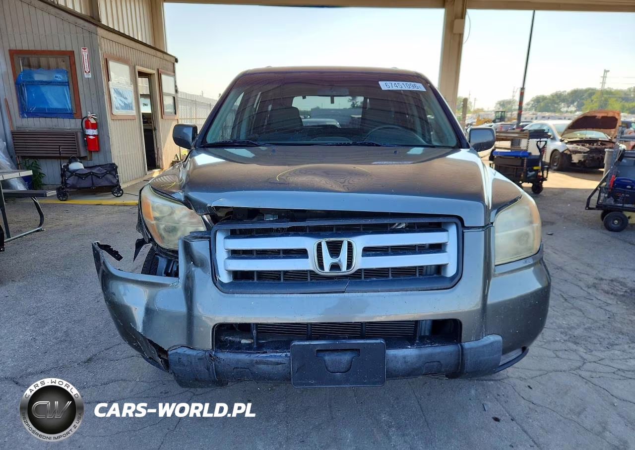 2008 Honda Pilot Vp VIN:5FNYF28208B015744 - 5