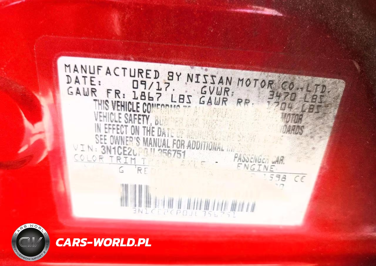 2018 Nissan Versa Note Sv VIN:3N1CE2CP0JL356751 - 12
