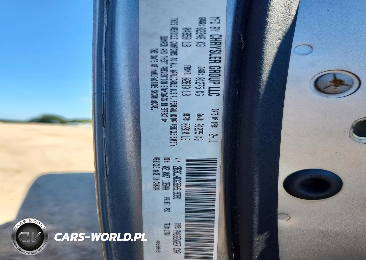 2011 Dodge Challenger VIN:2B3CJ4DG3BH519391 - 12
