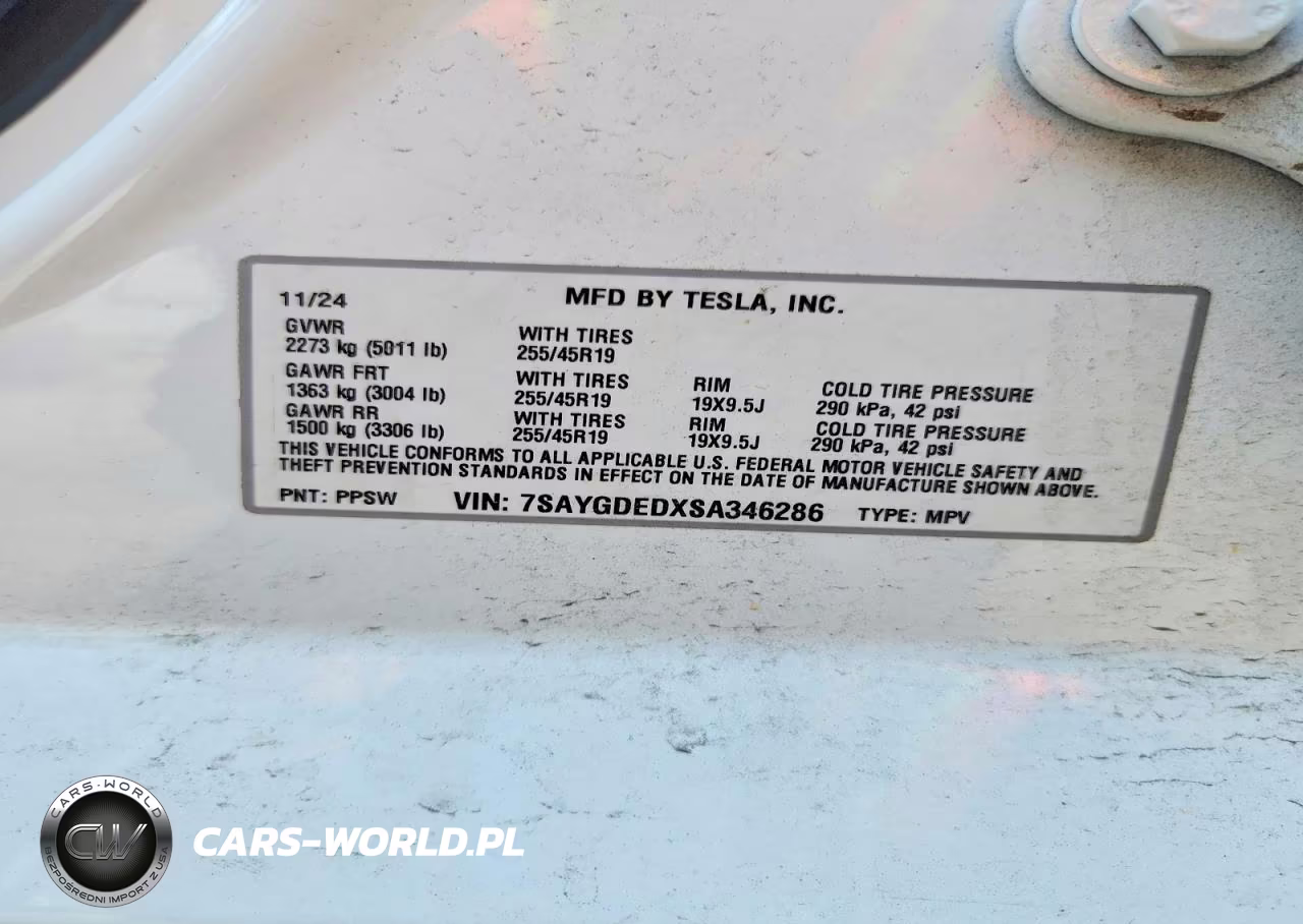 2025 Tesla Model Y VIN:7SAYGDEDXSA346286 - 14