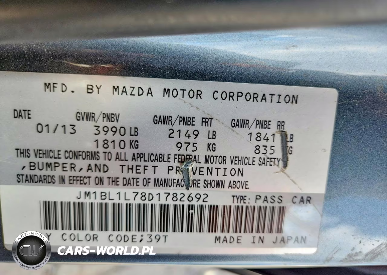 2013 Mazda 3 I VIN:JM1BL1L78D1782692 - 12