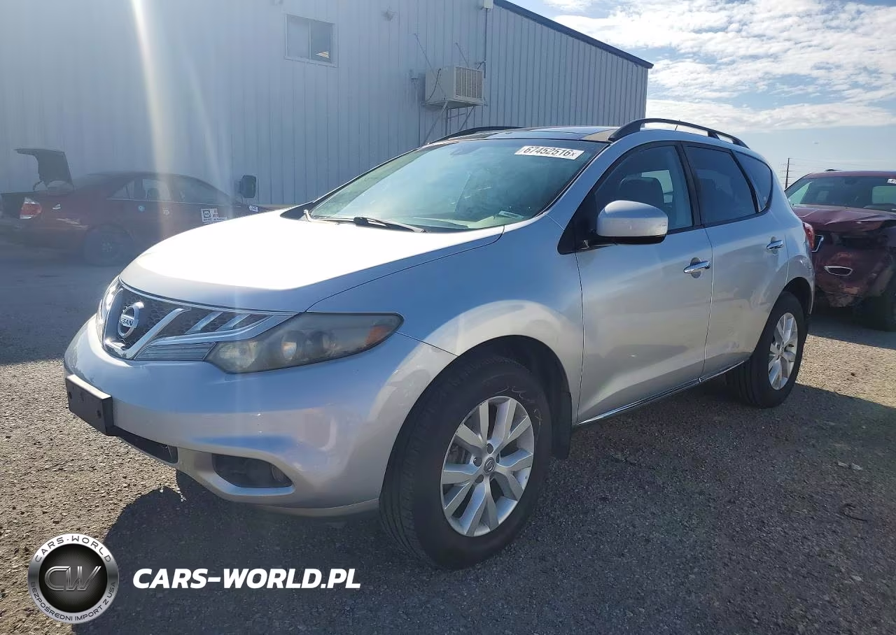 2012 Nissan Murano S VIN:JN8AZ1MW6CW203088 - 1