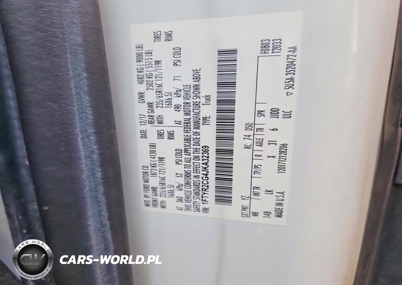 2018 Ford Transit 250 Delivery Van VIN:1FTYR2CG4JKA32369 - 13