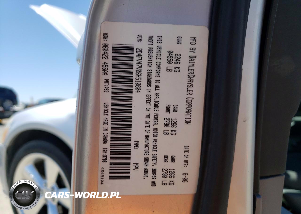 2006 Dodge Magnum VIN:2D4FV47V06H510604 - 12