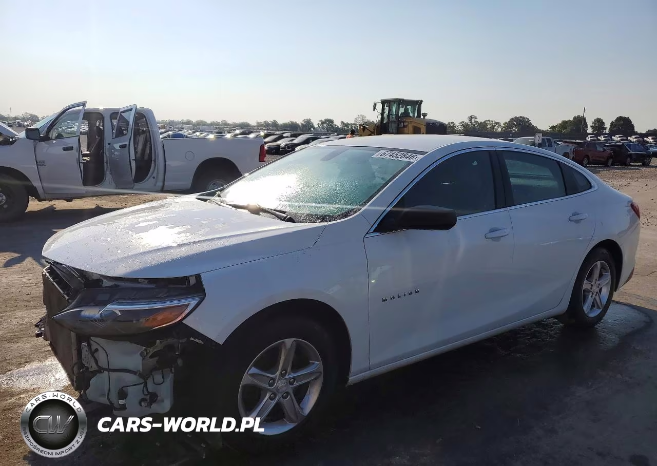 2021 Chevrolet Malibu Ls VIN:1G1ZB5ST1MF059317 - 1