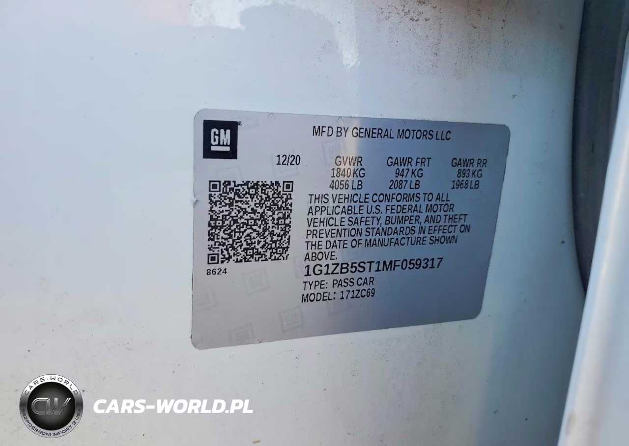 2021 Chevrolet Malibu Ls VIN:1G1ZB5ST1MF059317 - 13