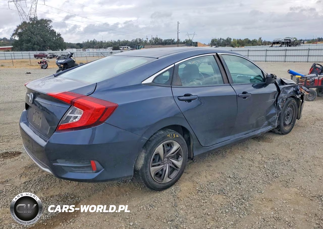 2020 Honda Civic Lx VIN:19XFC2F69LE216840 - 3