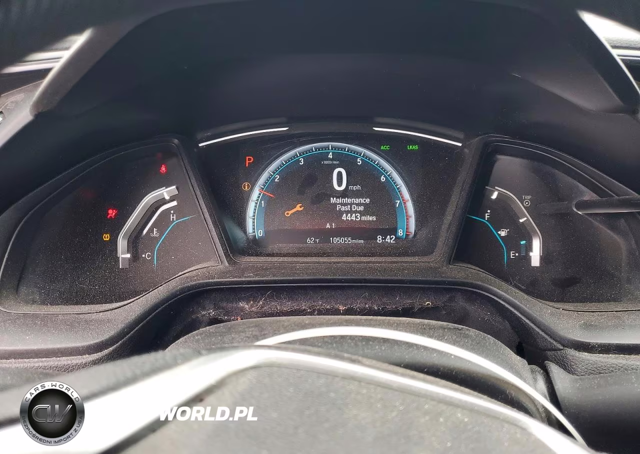 2020 Honda Civic Lx VIN:19XFC2F69LE216840 - 9
