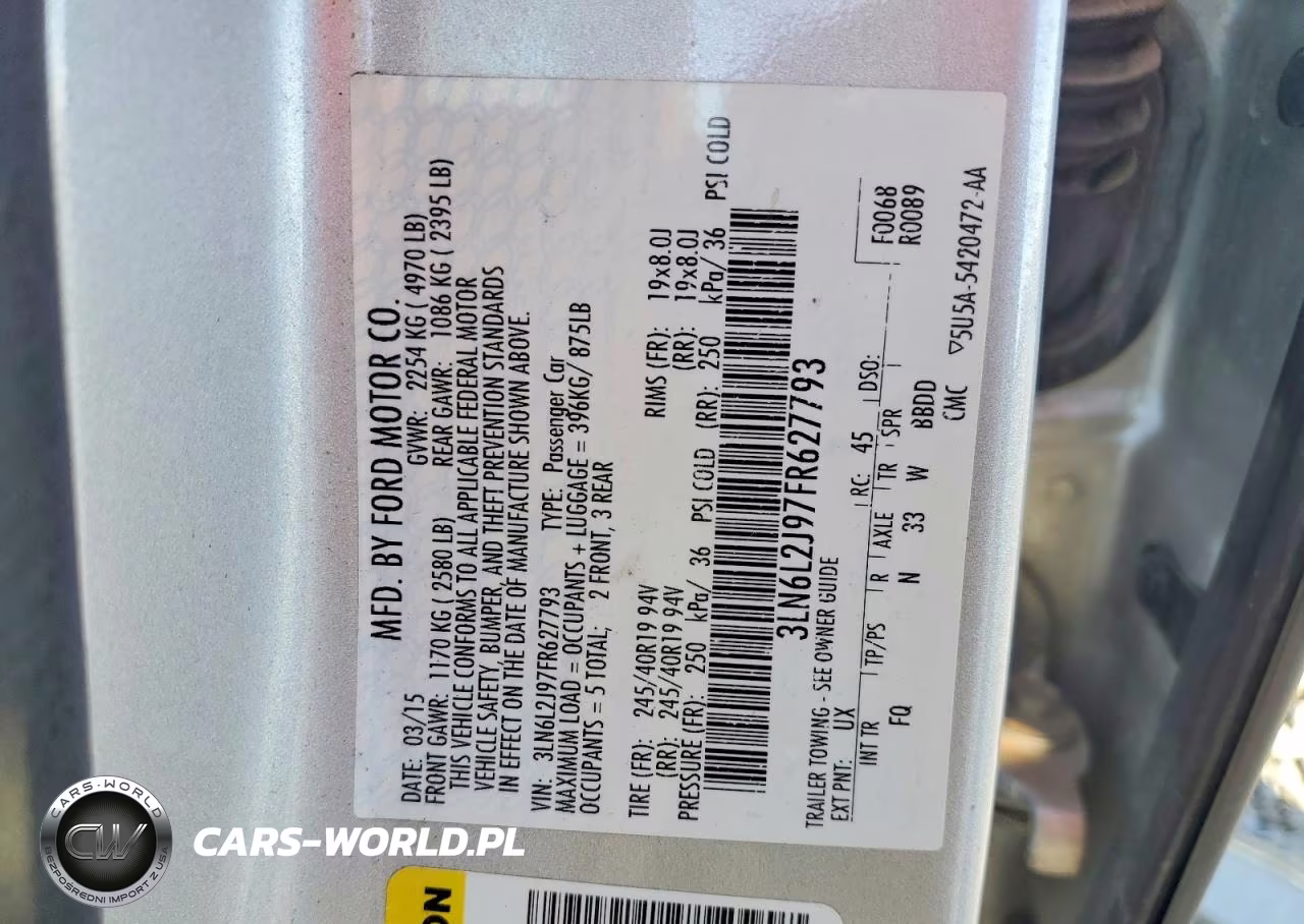 2015 Lincoln Mkz VIN:3LN6L2J97FR627793 - 12
