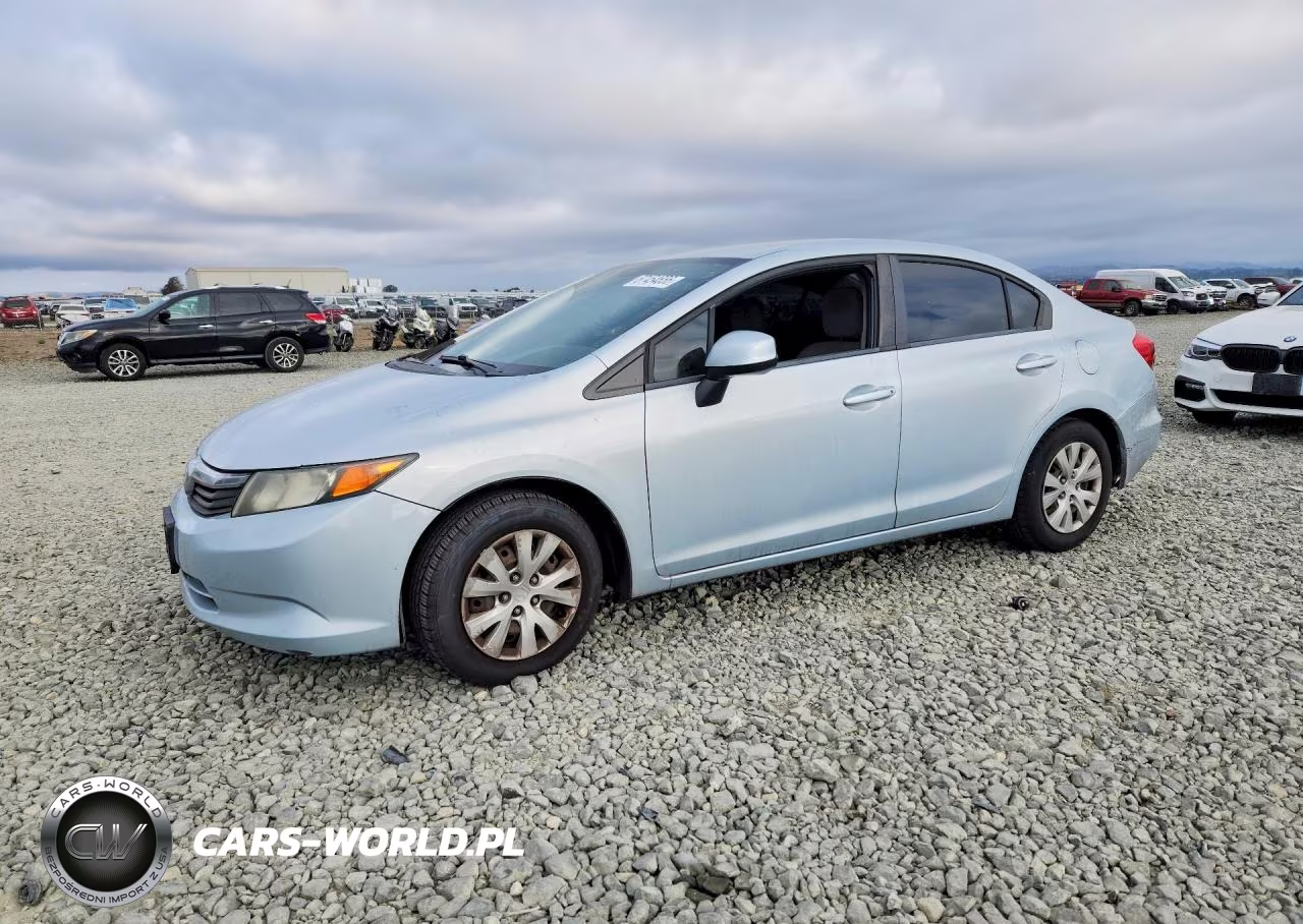 2012 Honda Civic Lx VIN:2HGFB2F51CH598006 - 1