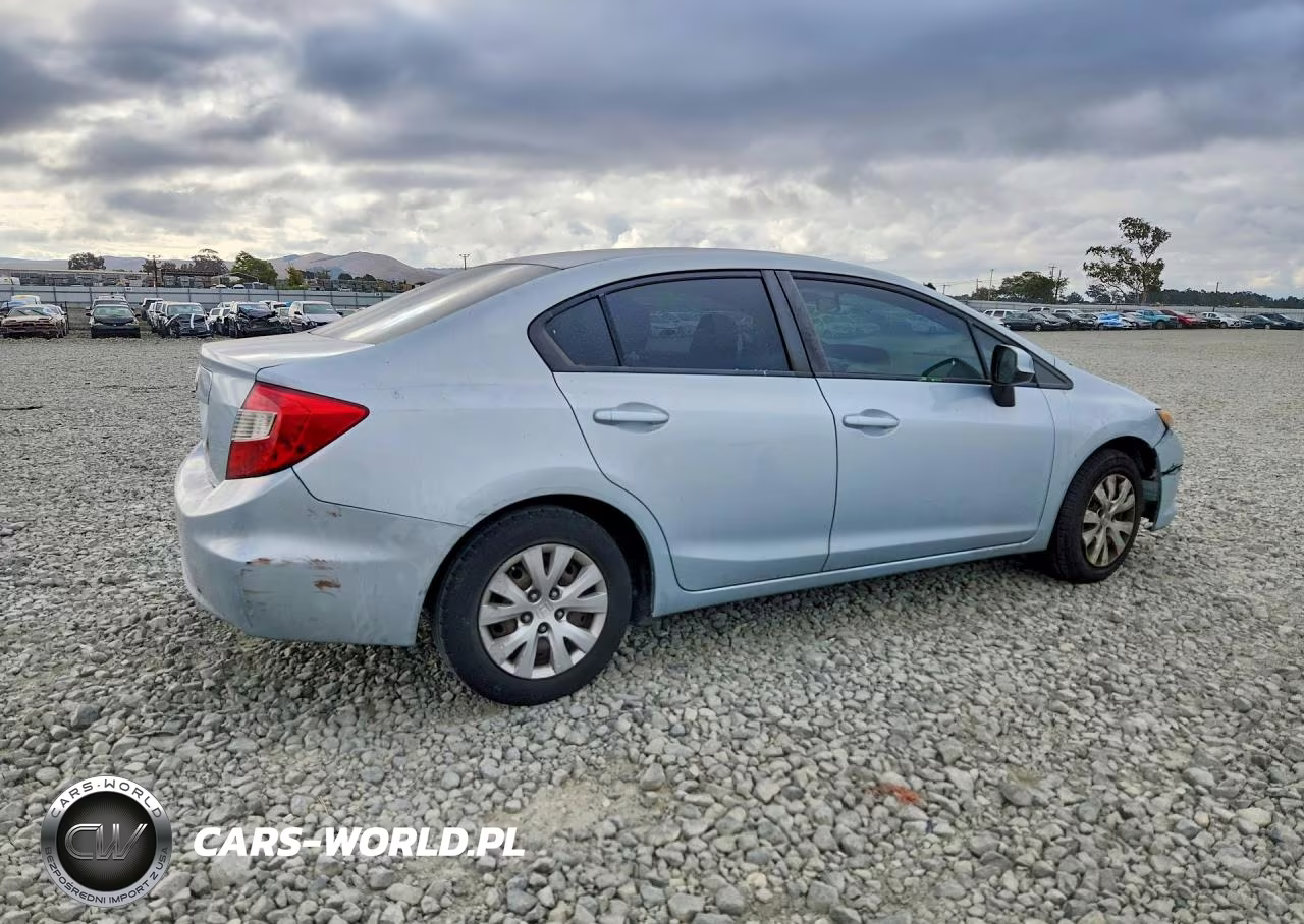 2012 Honda Civic Lx VIN:2HGFB2F51CH598006 - 3