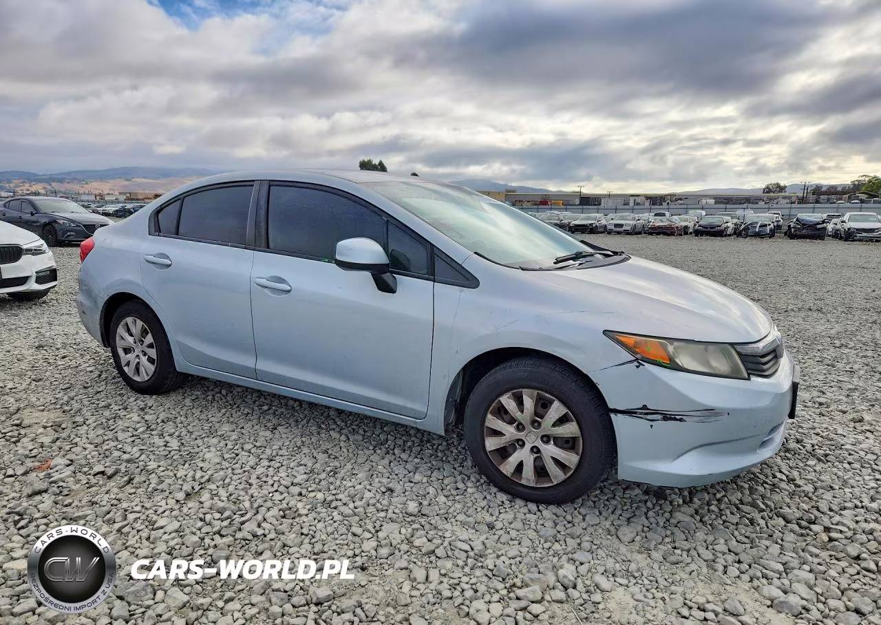 2012 Honda Civic Lx VIN:2HGFB2F51CH598006 - 4