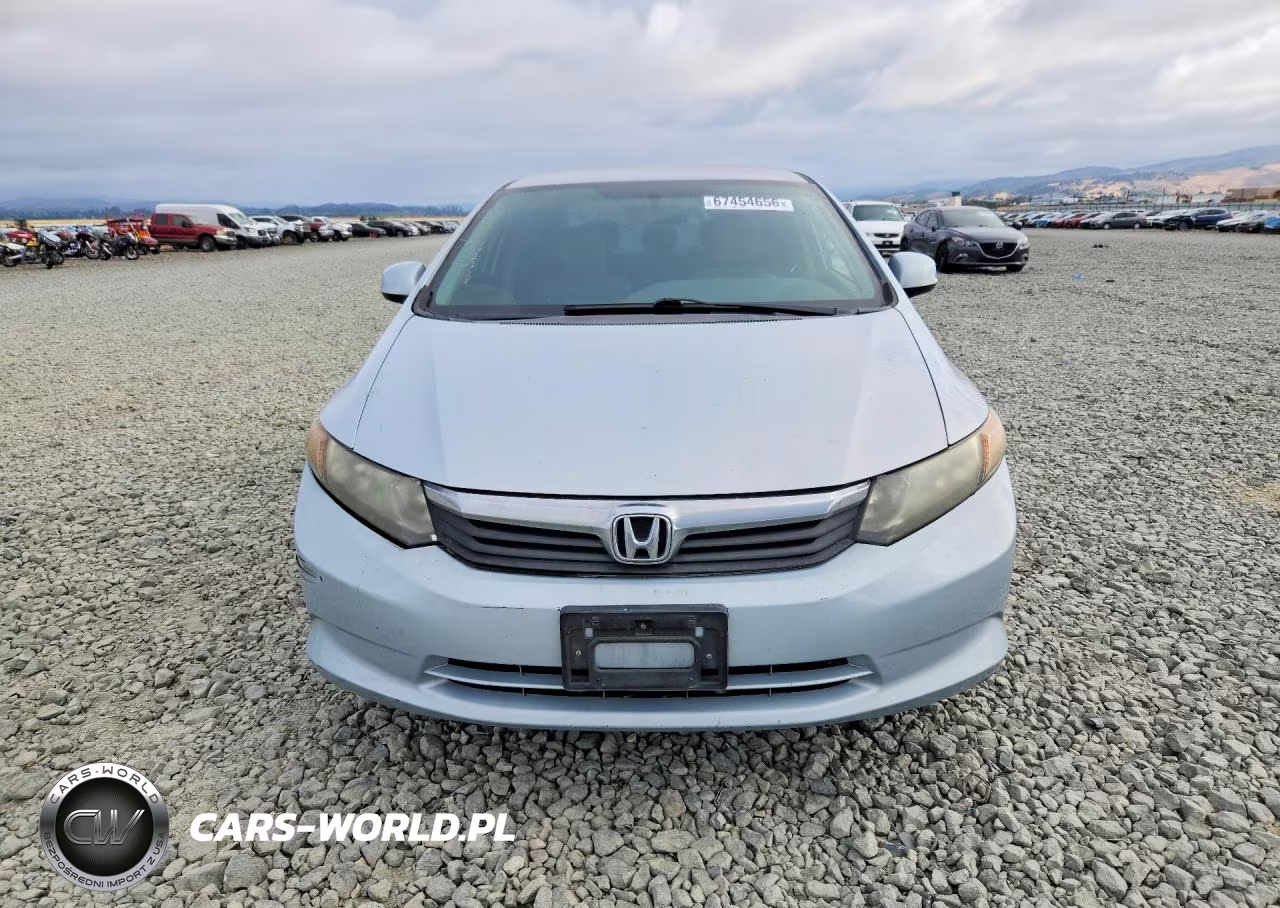 2012 Honda Civic Lx VIN:2HGFB2F51CH598006 - 5