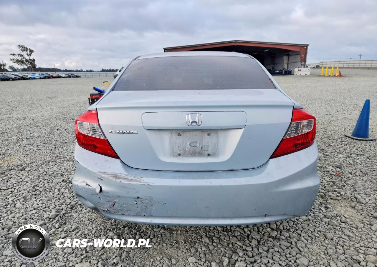 2012 Honda Civic Lx VIN:2HGFB2F51CH598006 - 6
