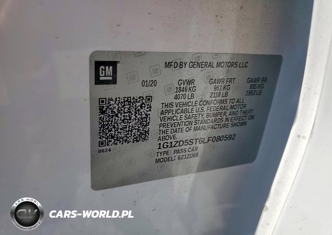 2020 Chevrolet Malibu Lt VIN:1G1ZD5ST6LF080592 - 12