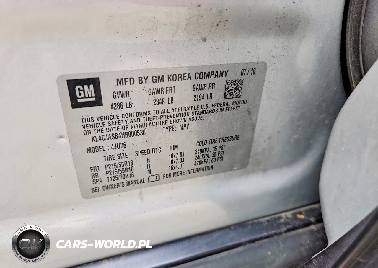 2017 Buick Encore Preferred VIN:KL4CJASB4HB000530 - 13