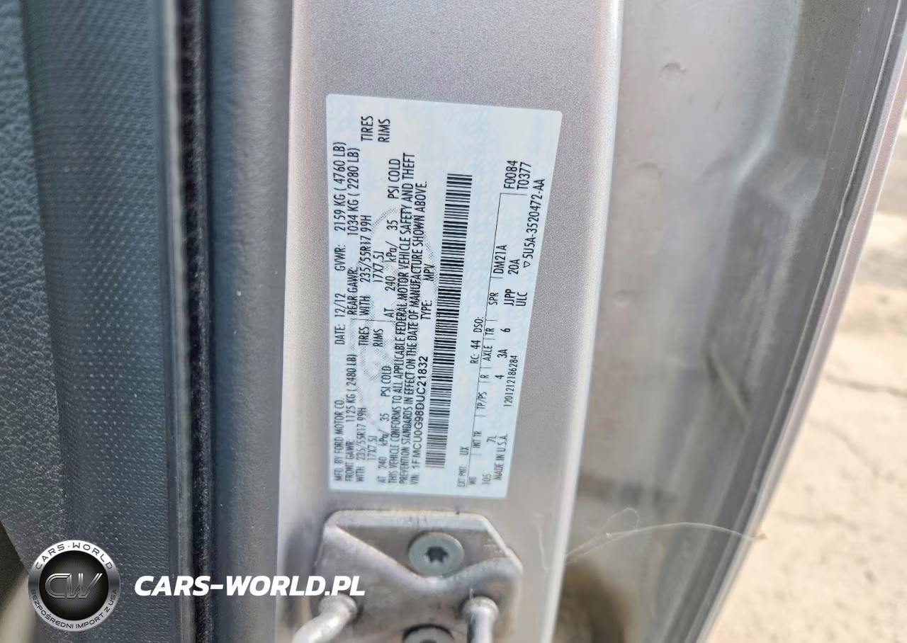 2013 Ford Escape Se VIN:1FMCU0G98DUC21832 - 13