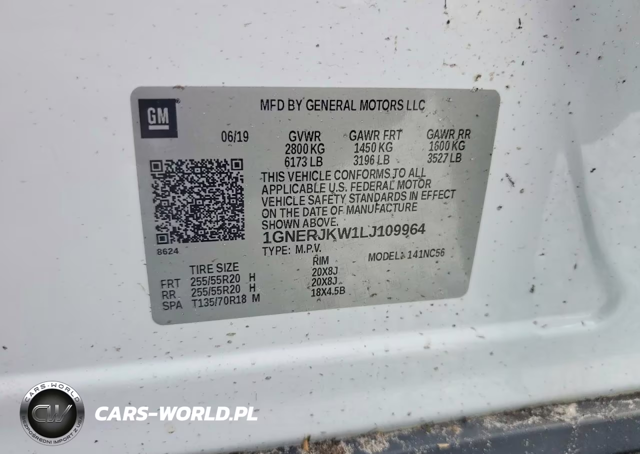 2020 Chevrolet Traverse Rs VIN:1GNERJKW1LJ109964 - 13