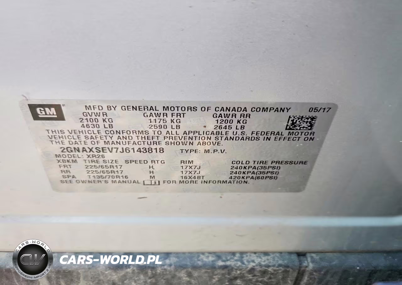 2018 Chevrolet Equinox Lt VIN:2GNAXSEV7J6143818 - 12