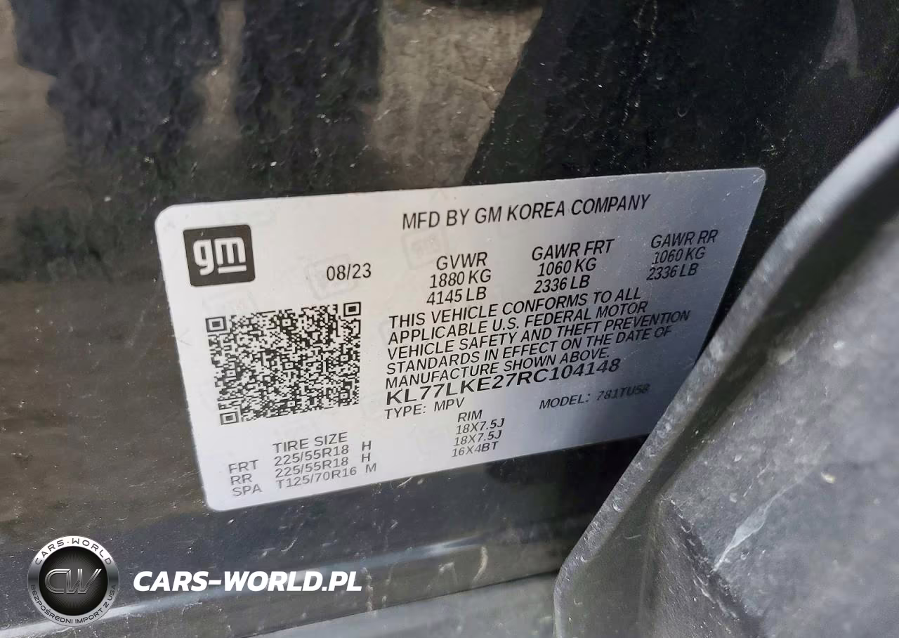 2024 Chevrolet Trax Activ VIN:KL77LKE27RC104148 - 13