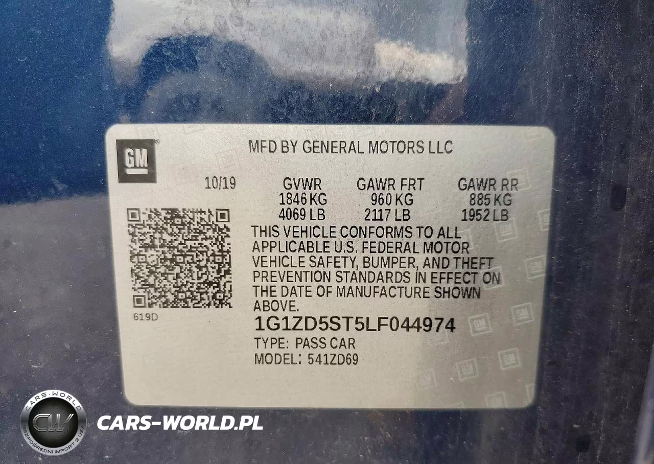 2020 Chevrolet Malibu Lt VIN:1G1ZD5ST5LF044974 - 13