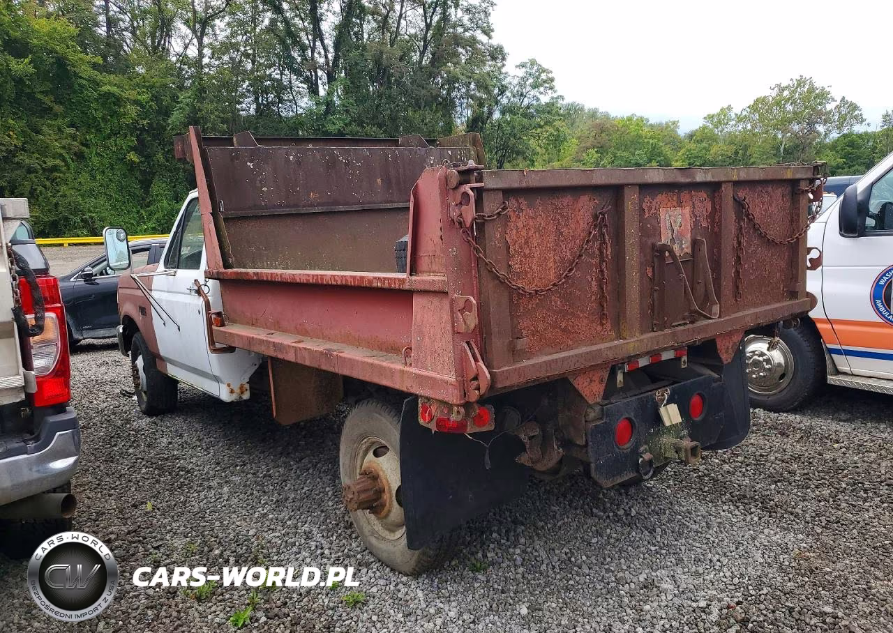 1993 Ford F350 Super Duty Dump Truck VIN:1FDKF37G0PNA54614 - 2