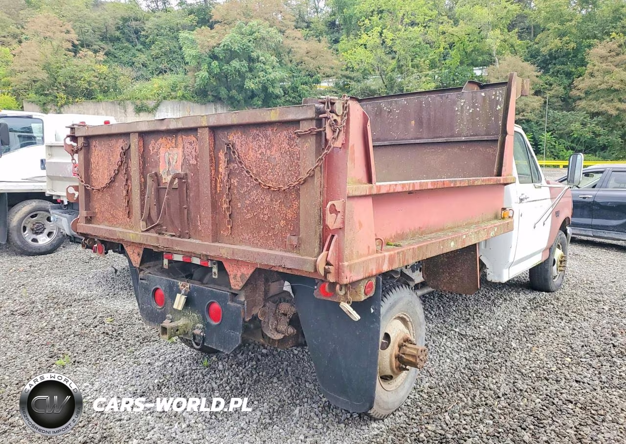 1993 Ford F350 Super Duty Dump Truck VIN:1FDKF37G0PNA54614 - 3