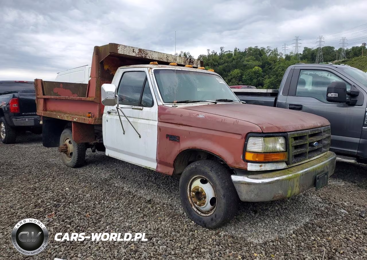 1993 Ford F350 Super Duty Dump Truck VIN:1FDKF37G0PNA54614 - 4