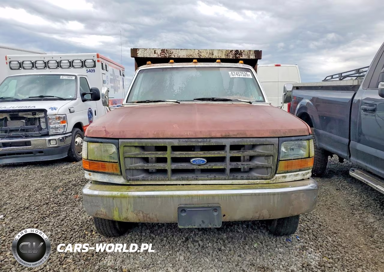 1993 Ford F350 Super Duty Dump Truck VIN:1FDKF37G0PNA54614 - 5