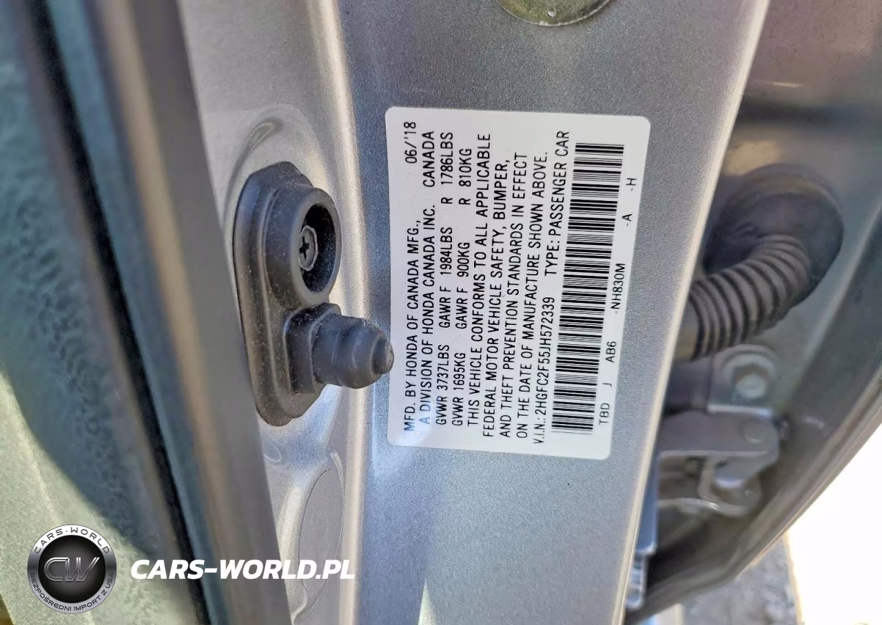2018 Honda Civic Lx VIN:2HGFC2F55JH572339 - 12