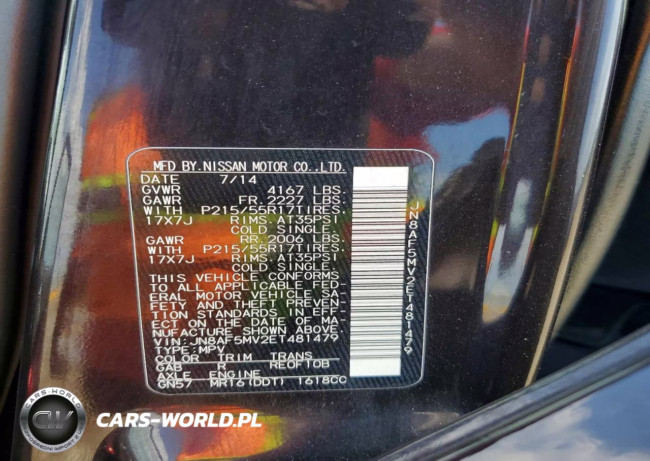 2014 Nissan Juke Sv VIN:JN8AF5MV2ET481479 - 12